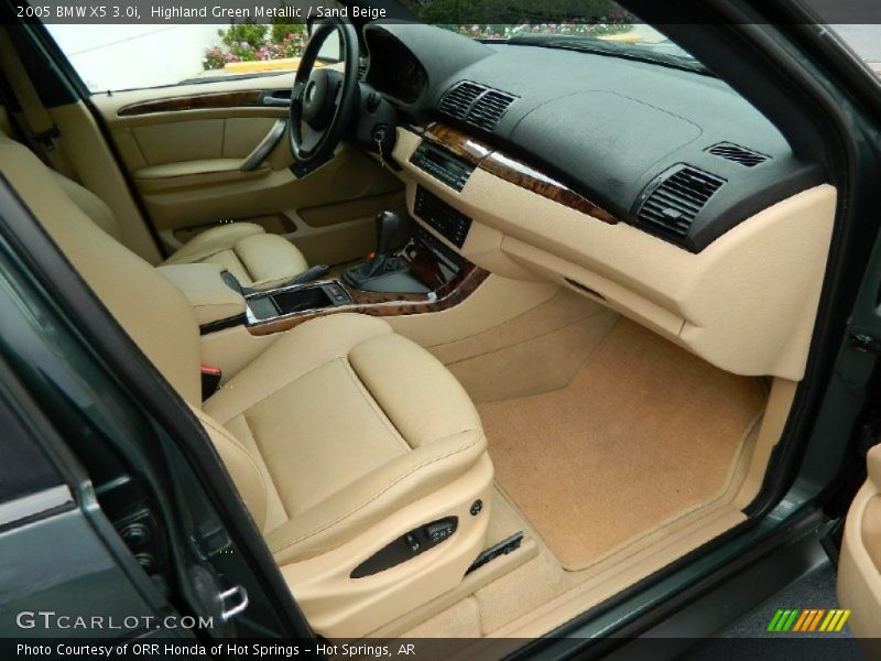 Highland Green Metallic / Sand Beige 2005 BMW X5 3.0i