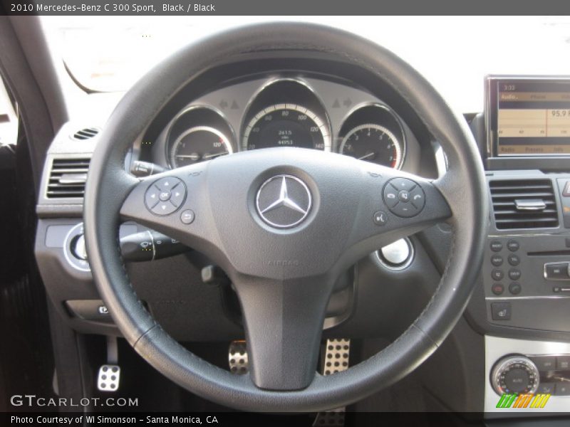 Black / Black 2010 Mercedes-Benz C 300 Sport