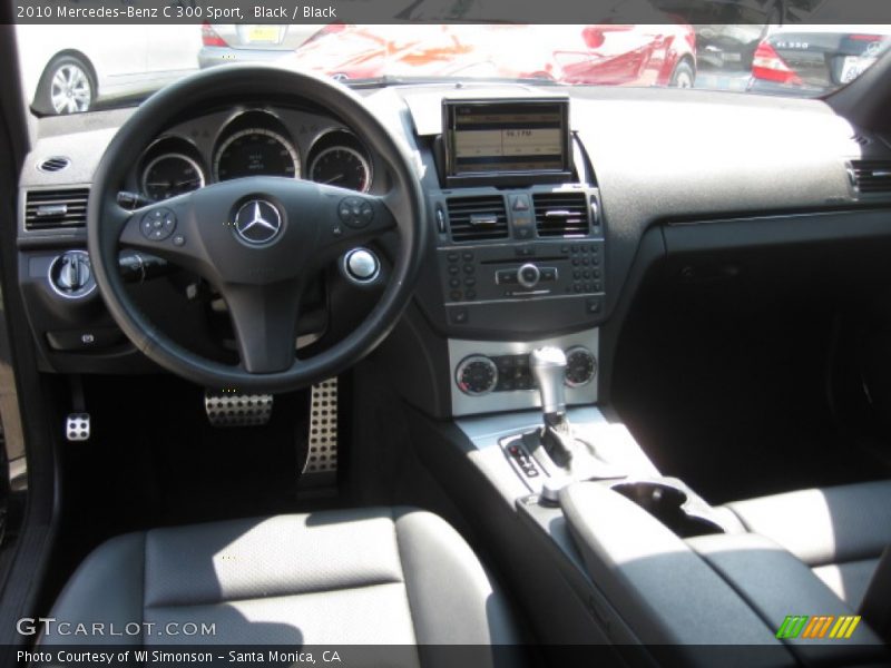 Black / Black 2010 Mercedes-Benz C 300 Sport
