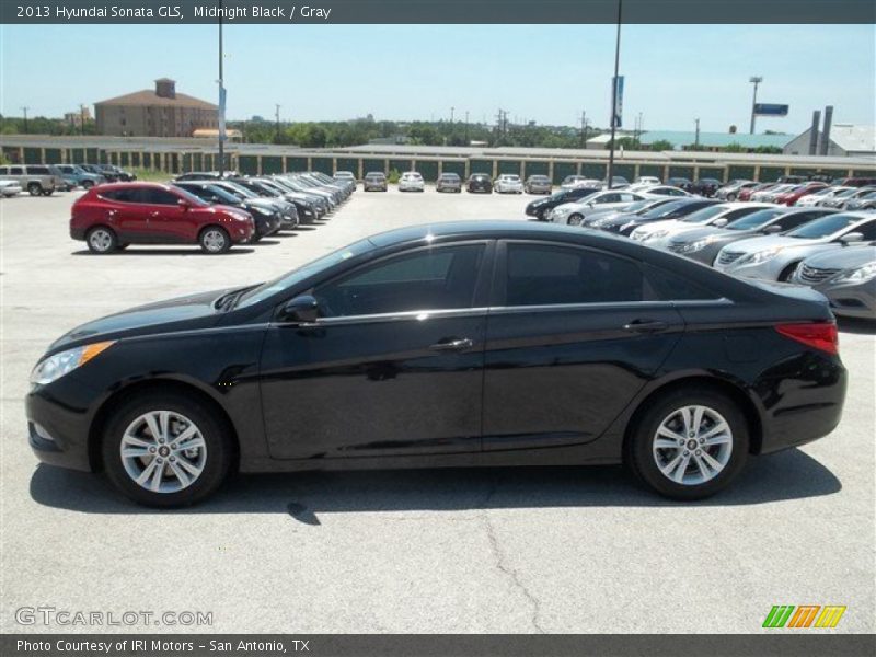 Midnight Black / Gray 2013 Hyundai Sonata GLS