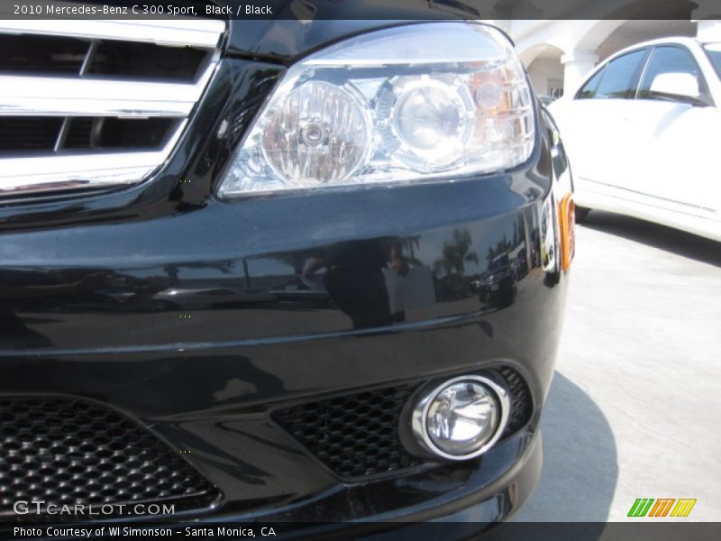 Black / Black 2010 Mercedes-Benz C 300 Sport