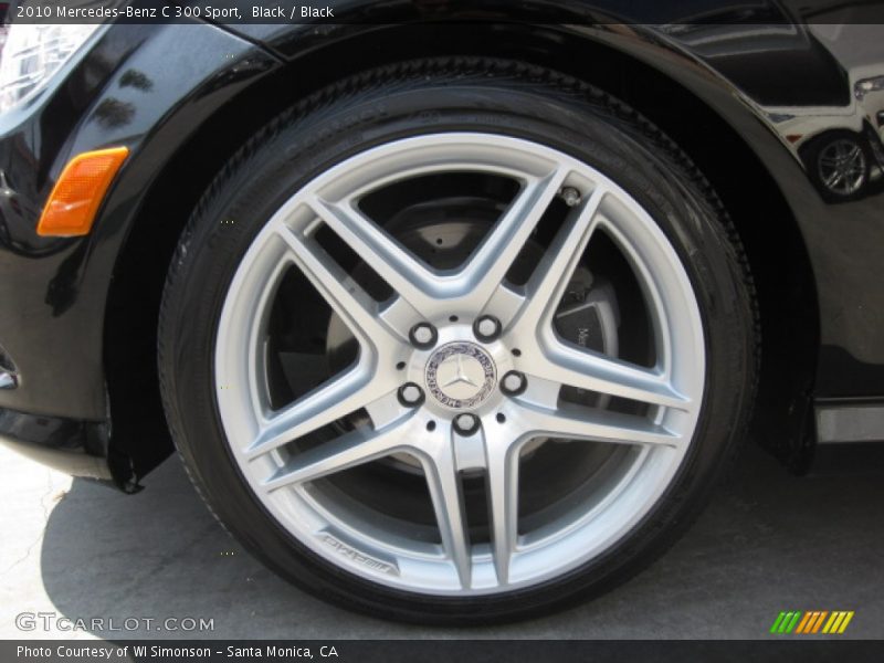 Black / Black 2010 Mercedes-Benz C 300 Sport