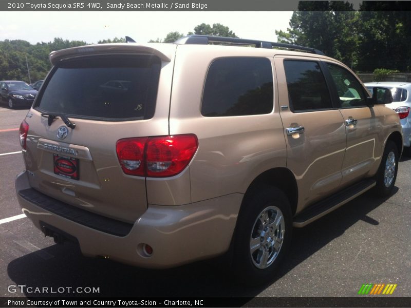 Sandy Beach Metallic / Sand Beige 2010 Toyota Sequoia SR5 4WD