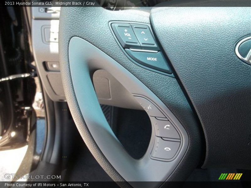 Midnight Black / Gray 2013 Hyundai Sonata GLS