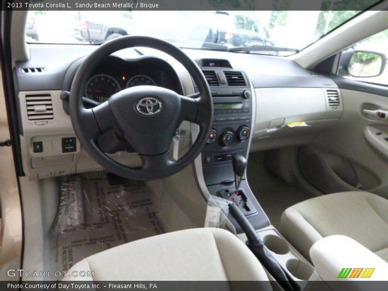 Bisque Interior - 2013 Corolla L 