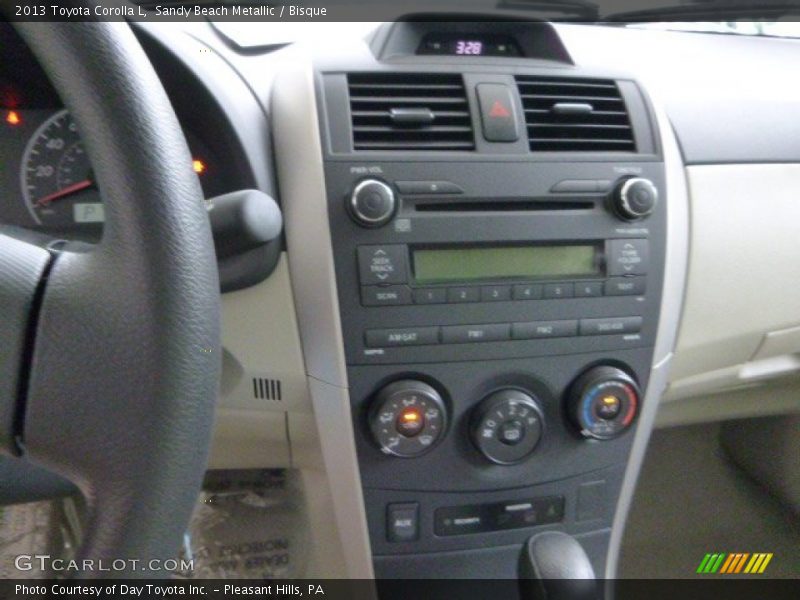 Controls of 2013 Corolla L