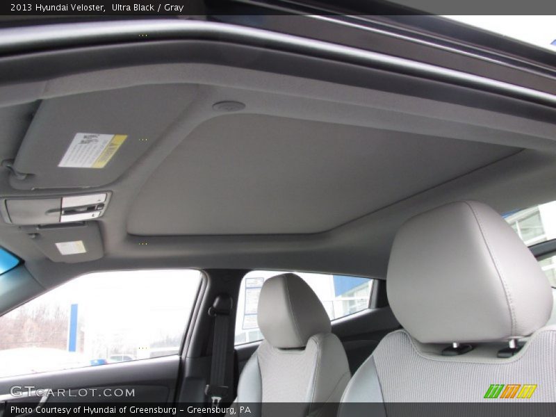 Ultra Black / Gray 2013 Hyundai Veloster