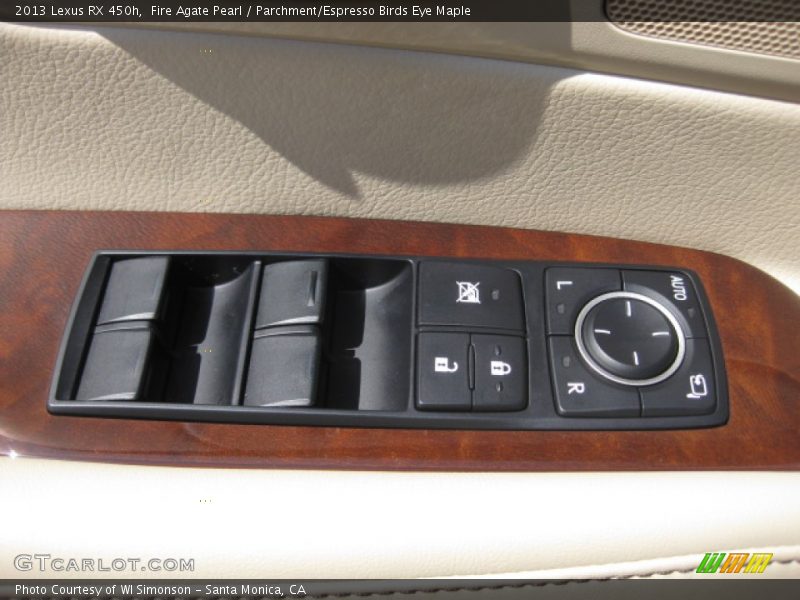 Controls of 2013 RX 450h