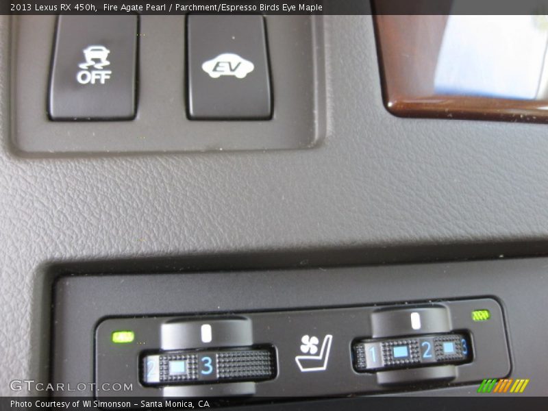 Controls of 2013 RX 450h