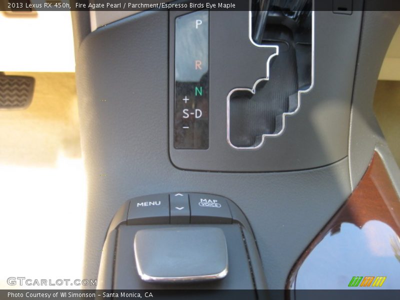 Controls of 2013 RX 450h
