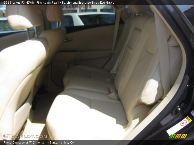 Fire Agate Pearl / Parchment/Espresso Birds Eye Maple 2013 Lexus RX 450h