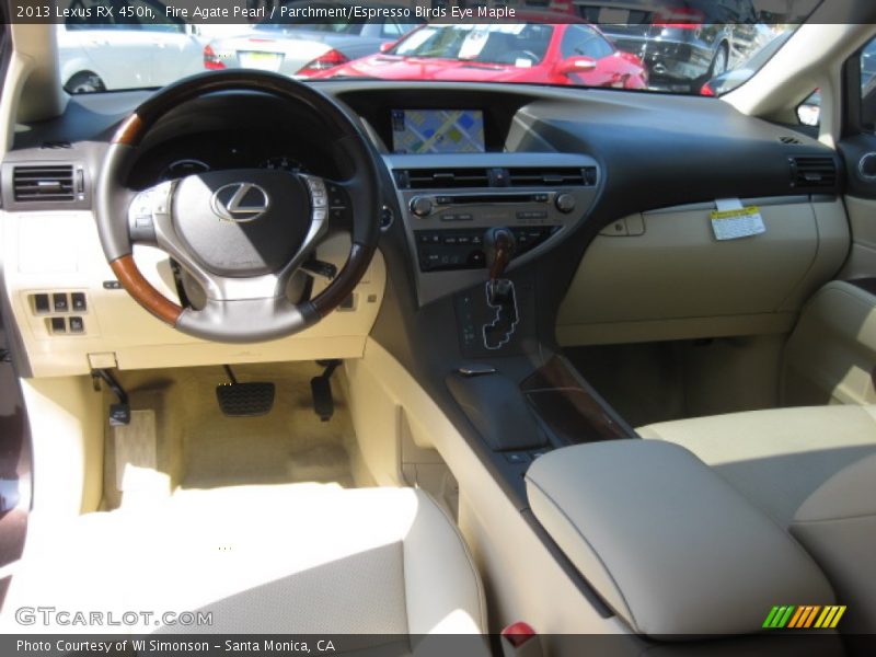 Dashboard of 2013 RX 450h