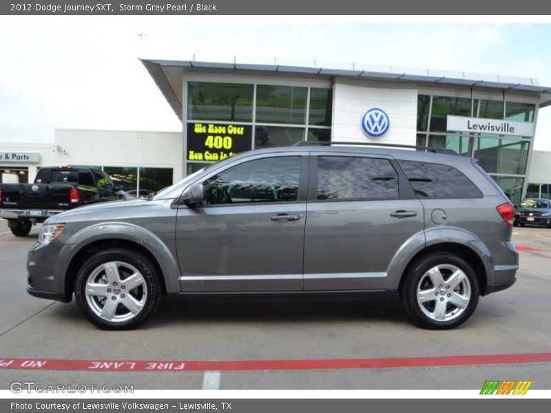 Storm Grey Pearl / Black 2012 Dodge Journey SXT