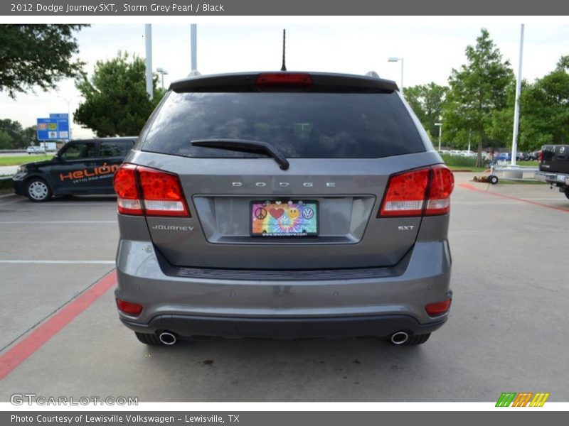 Storm Grey Pearl / Black 2012 Dodge Journey SXT