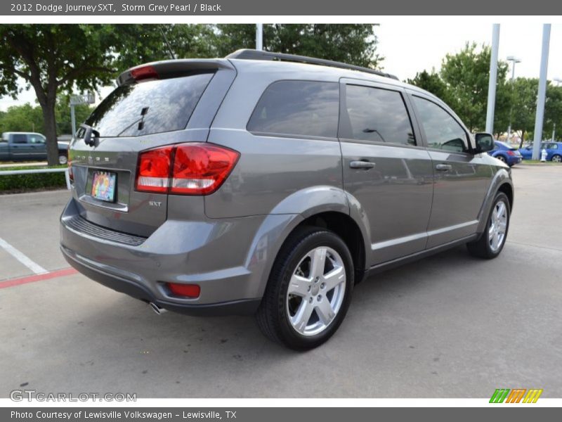 Storm Grey Pearl / Black 2012 Dodge Journey SXT