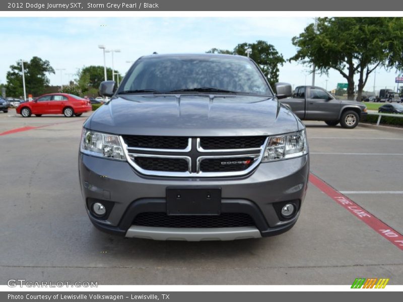 Storm Grey Pearl / Black 2012 Dodge Journey SXT