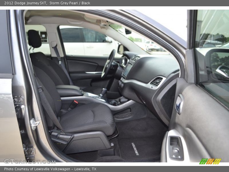 Storm Grey Pearl / Black 2012 Dodge Journey SXT