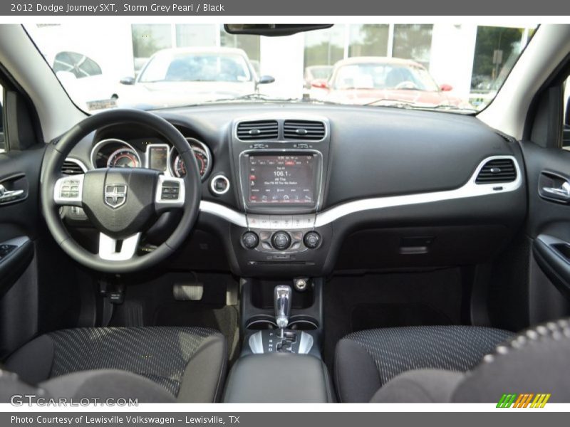 Storm Grey Pearl / Black 2012 Dodge Journey SXT