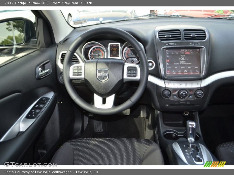 Storm Grey Pearl / Black 2012 Dodge Journey SXT