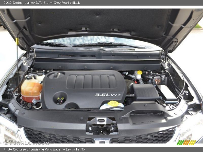 Storm Grey Pearl / Black 2012 Dodge Journey SXT