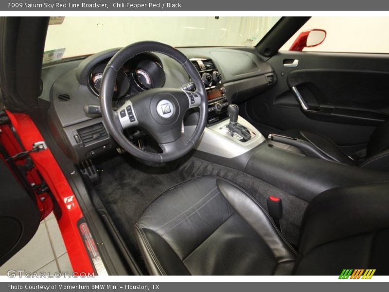 Black Interior - 2009 Sky Red Line Roadster 