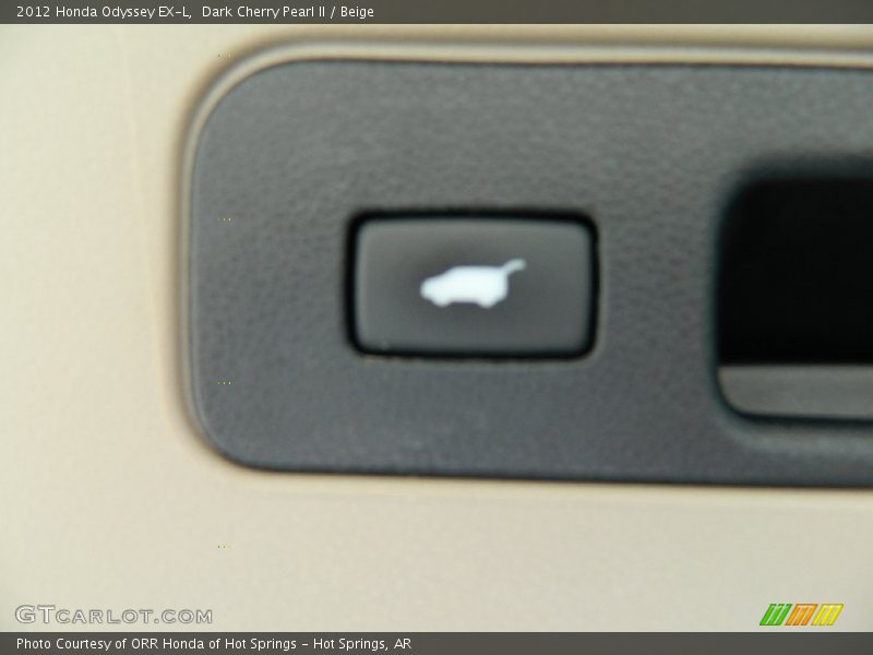 Dark Cherry Pearl II / Beige 2012 Honda Odyssey EX-L