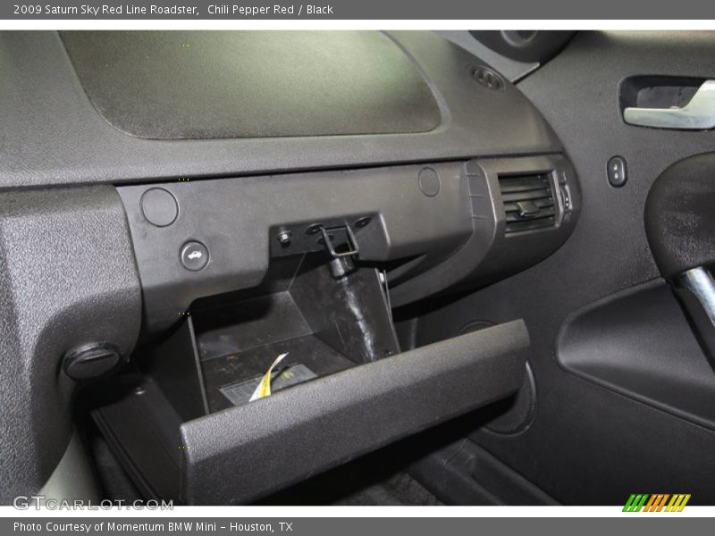 Chili Pepper Red / Black 2009 Saturn Sky Red Line Roadster