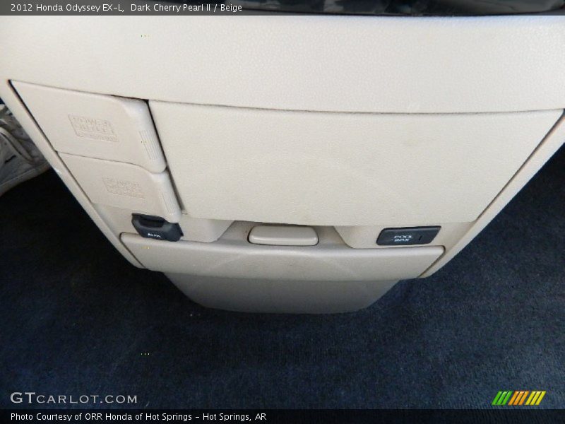Dark Cherry Pearl II / Beige 2012 Honda Odyssey EX-L