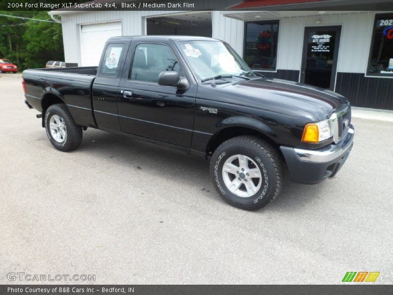 Black / Medium Dark Flint 2004 Ford Ranger XLT SuperCab 4x4