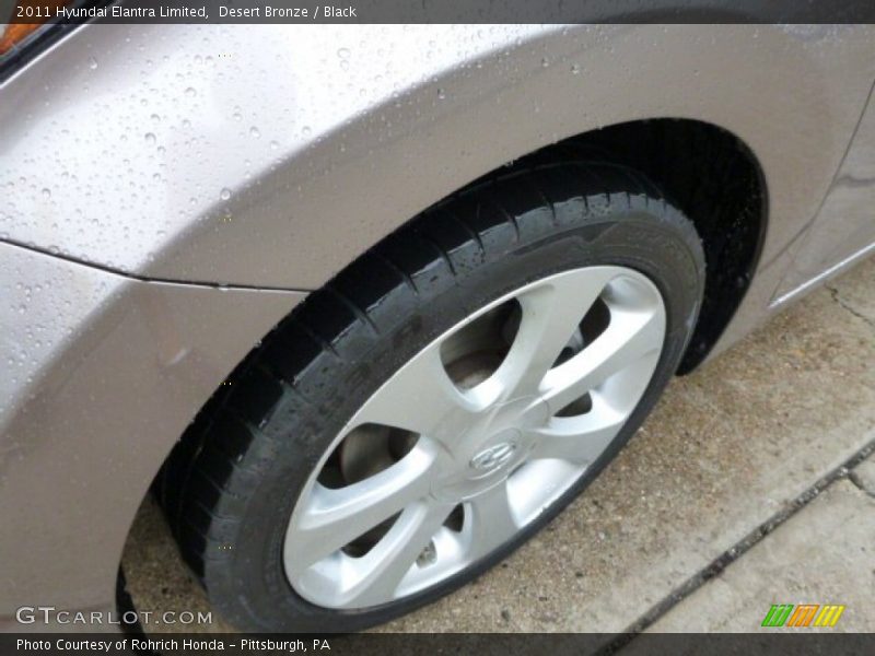 Desert Bronze / Black 2011 Hyundai Elantra Limited