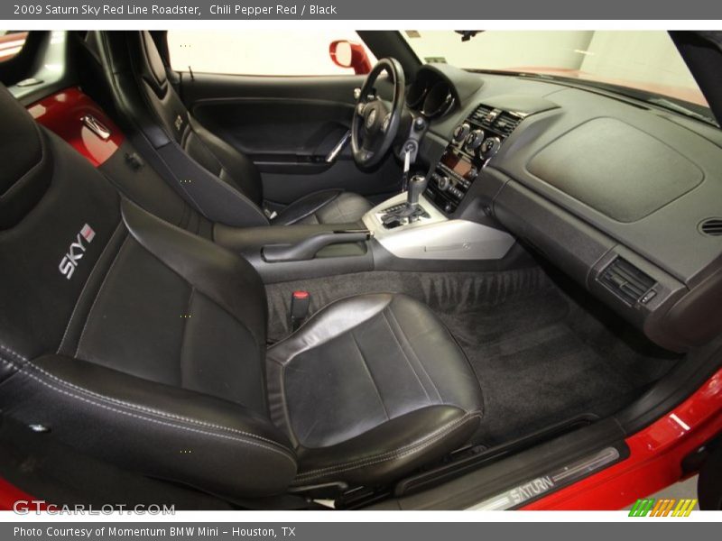 Chili Pepper Red / Black 2009 Saturn Sky Red Line Roadster