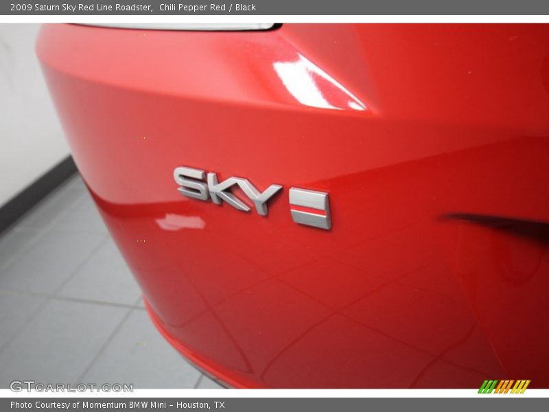 Chili Pepper Red / Black 2009 Saturn Sky Red Line Roadster