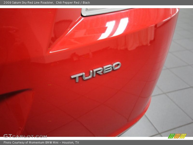 Chili Pepper Red / Black 2009 Saturn Sky Red Line Roadster