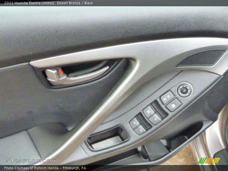 Desert Bronze / Black 2011 Hyundai Elantra Limited