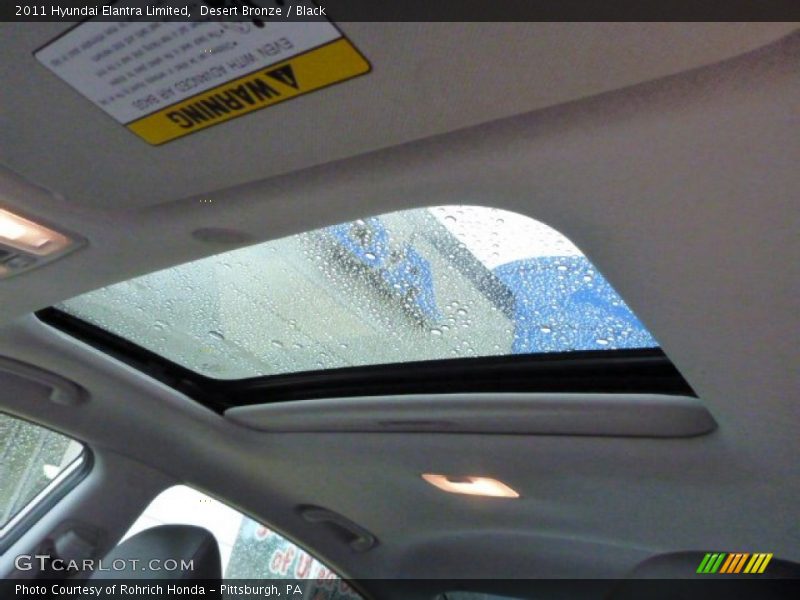 Desert Bronze / Black 2011 Hyundai Elantra Limited