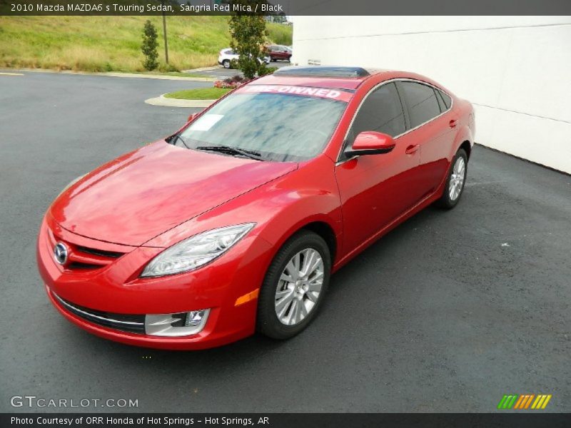 Sangria Red Mica / Black 2010 Mazda MAZDA6 s Touring Sedan