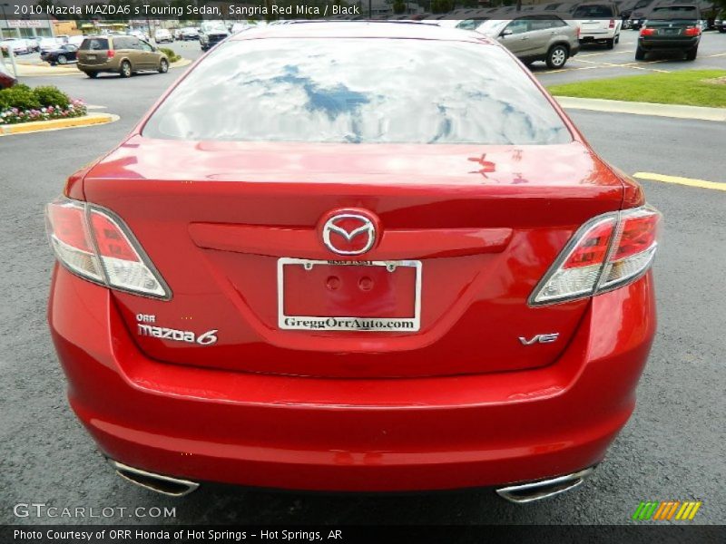 Sangria Red Mica / Black 2010 Mazda MAZDA6 s Touring Sedan