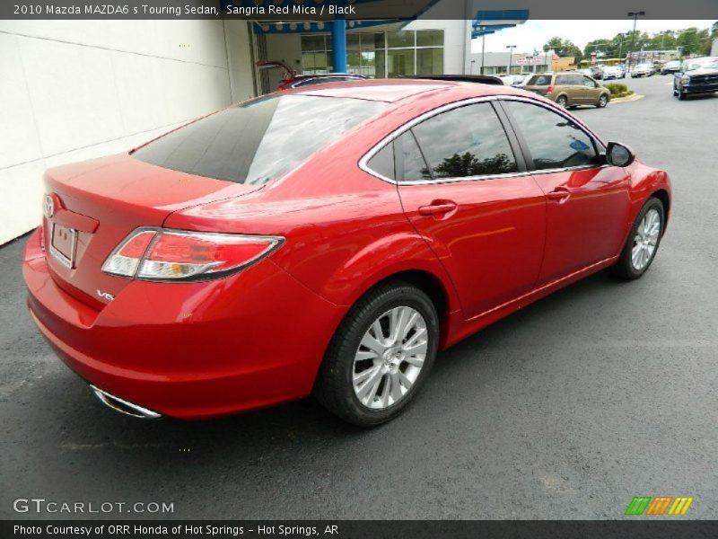 Sangria Red Mica / Black 2010 Mazda MAZDA6 s Touring Sedan
