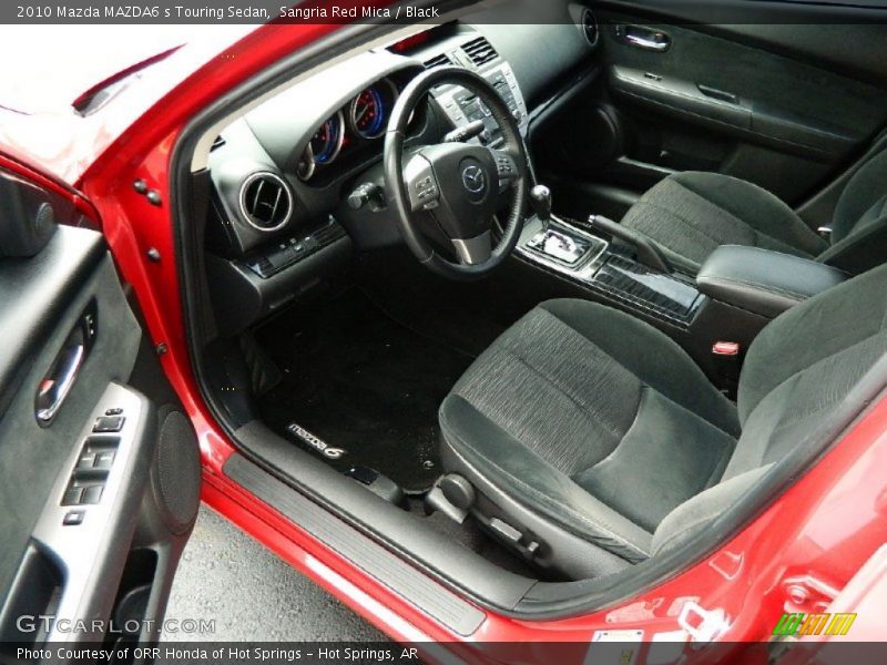 Black Interior - 2010 MAZDA6 s Touring Sedan 