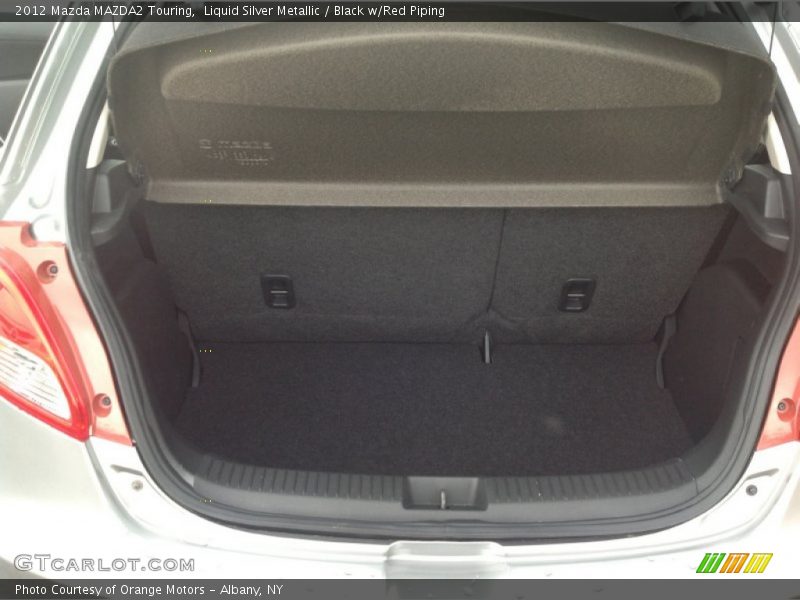 Liquid Silver Metallic / Black w/Red Piping 2012 Mazda MAZDA2 Touring