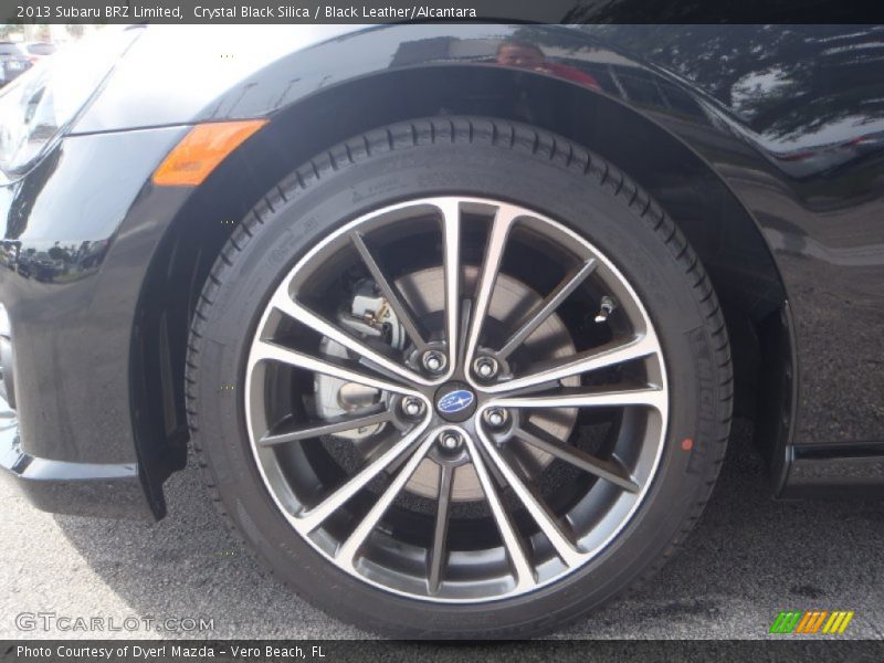 Crystal Black Silica / Black Leather/Alcantara 2013 Subaru BRZ Limited