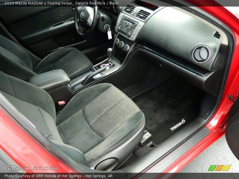 Sangria Red Mica / Black 2010 Mazda MAZDA6 s Touring Sedan