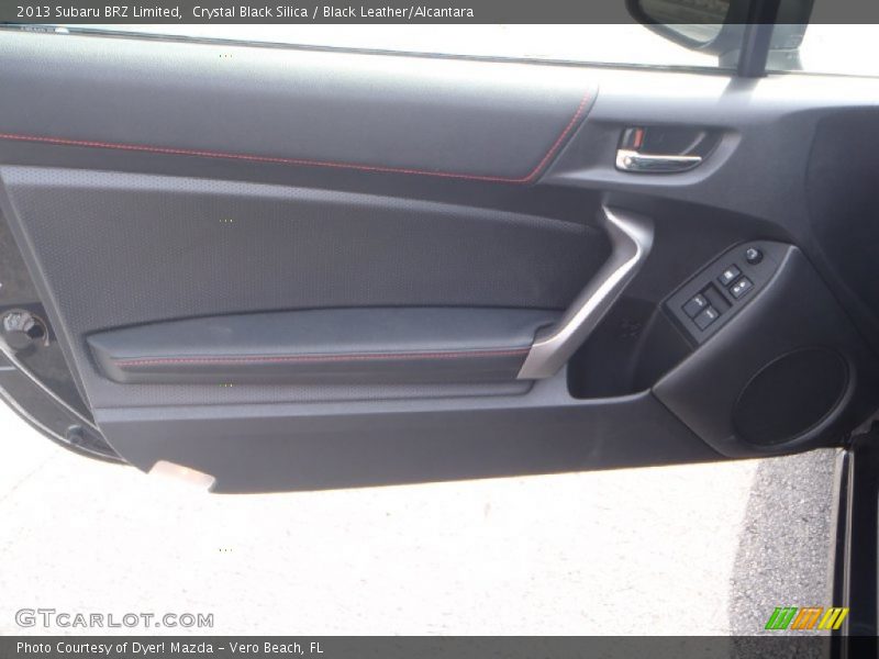 Crystal Black Silica / Black Leather/Alcantara 2013 Subaru BRZ Limited