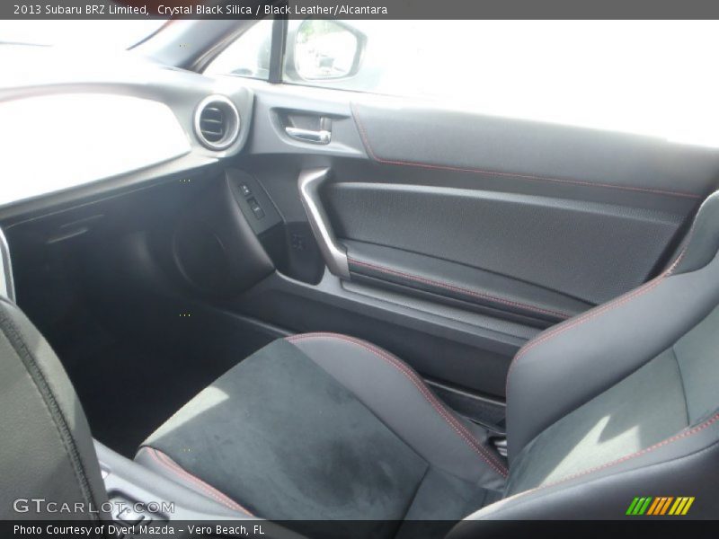 Crystal Black Silica / Black Leather/Alcantara 2013 Subaru BRZ Limited