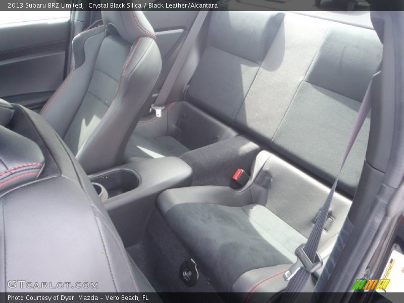 Crystal Black Silica / Black Leather/Alcantara 2013 Subaru BRZ Limited