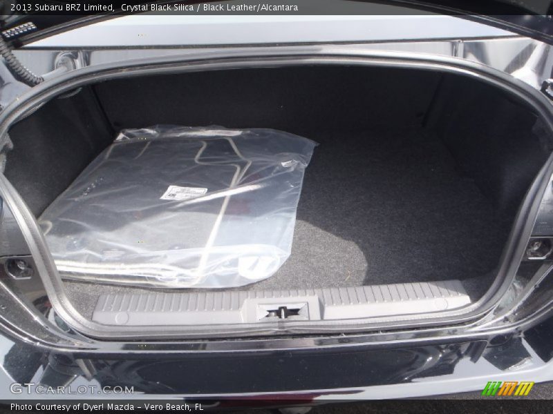 Crystal Black Silica / Black Leather/Alcantara 2013 Subaru BRZ Limited