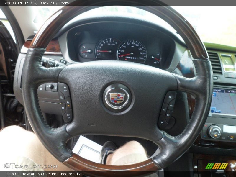 Black Ice / Ebony 2008 Cadillac DTS