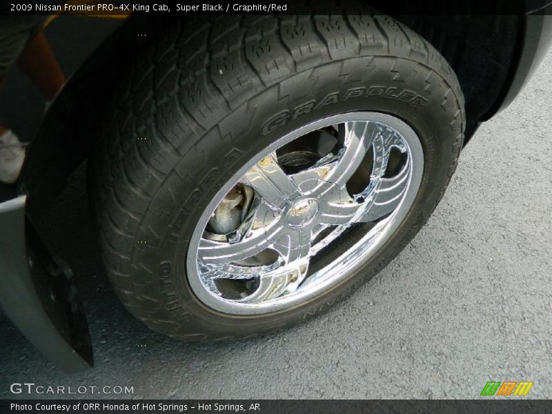 Custom Wheels of 2009 Frontier PRO-4X King Cab