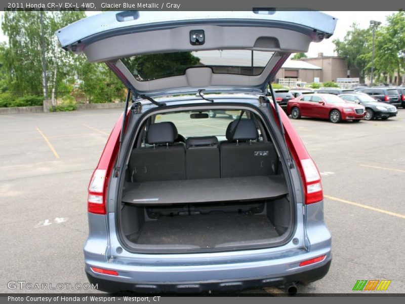 Glacier Blue Metallic / Gray 2011 Honda CR-V EX-L 4WD
