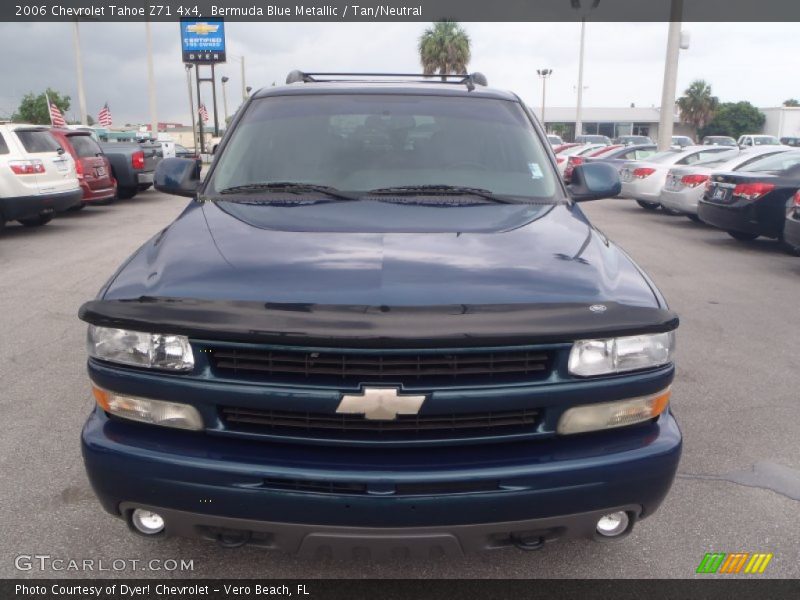 Bermuda Blue Metallic / Tan/Neutral 2006 Chevrolet Tahoe Z71 4x4